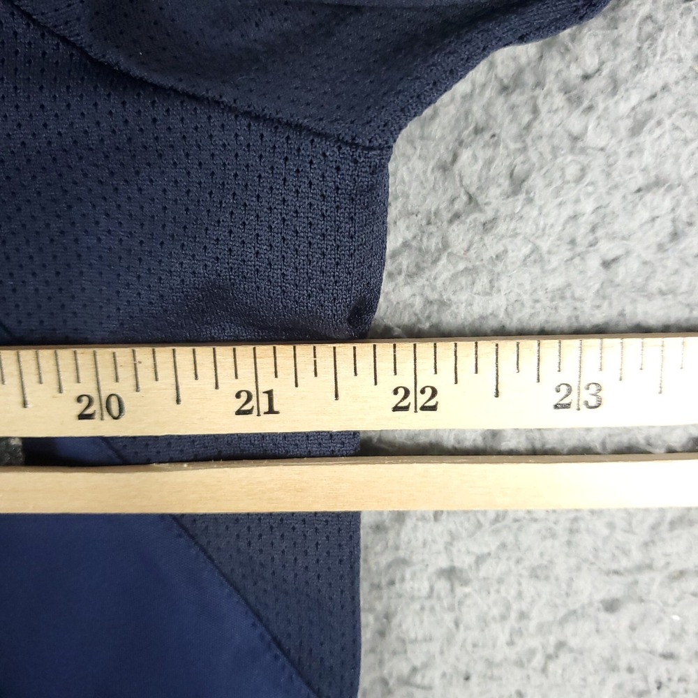 Nike Cincinnati Reds Pullover Mens Large Blue Long Sleeve Windbreaker  *STAINED* - Picture 8 of 11